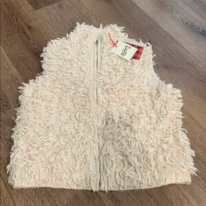 Woolrich x Target Womens Loopy Yarn Sweater Vest- Cream - Small - NWT